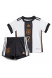 Duitsland Antonio Rudiger #2 Babytruitje Thuis tenue Kind WK 2022 Korte Mouw (+ Korte broeken)